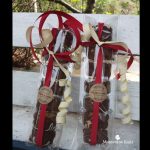 Galleta de mantequilla rellena de mazapan y cubierta de chocolate